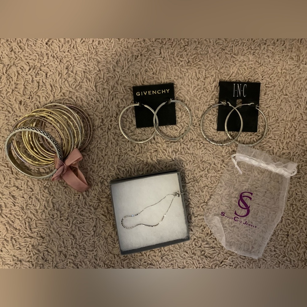 NWT - Earrings, Bracelet and Ankle Bracelet